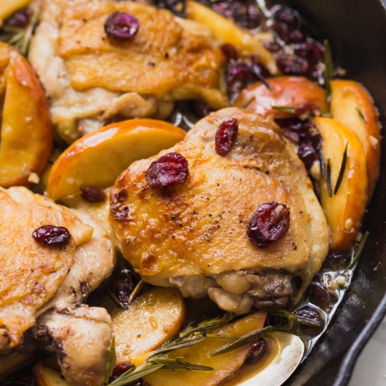 Whole30 Cranberry Apple Chicken