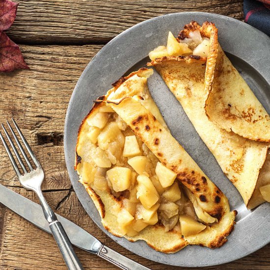 Apple Cinnamon Crepes