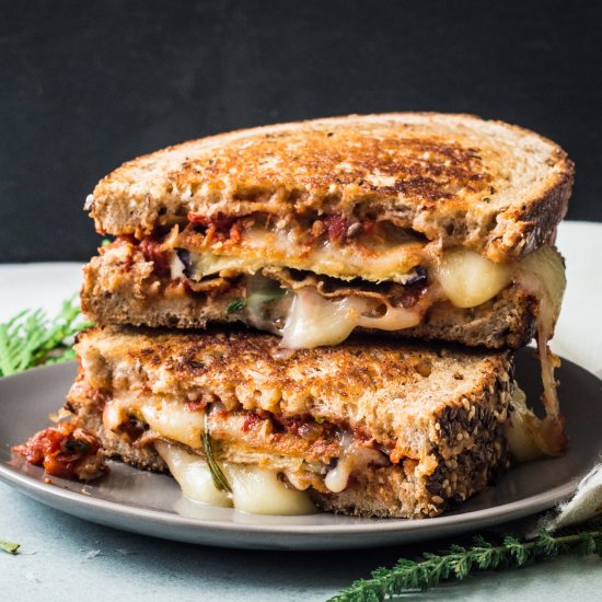 Eggplant Parm Grilled Cheese