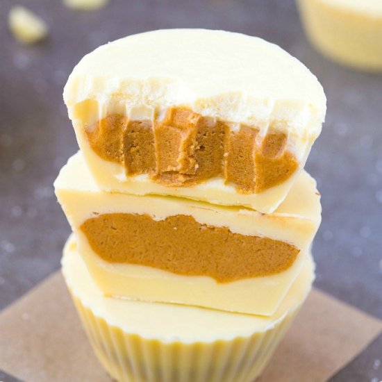 White Chocolate Peanut Butter Cups