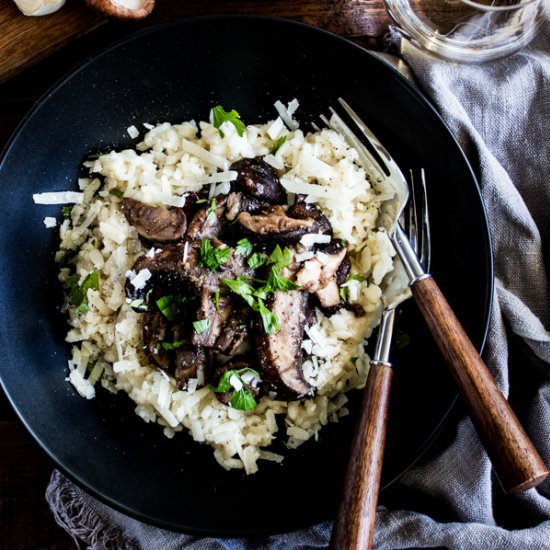 Portobello & Shiitake Risotto