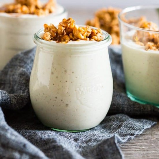 Caramel Apple Crisp Milkshake