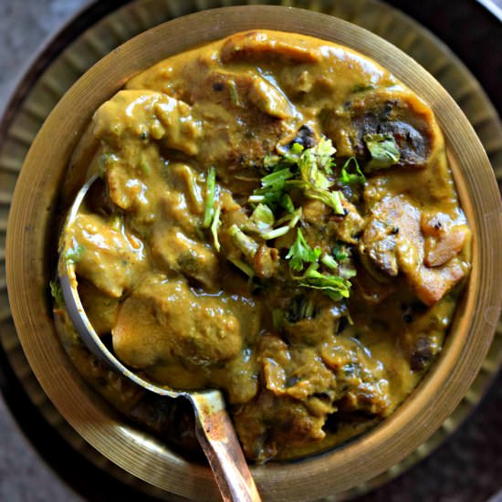 Vegan Mushroom Korma