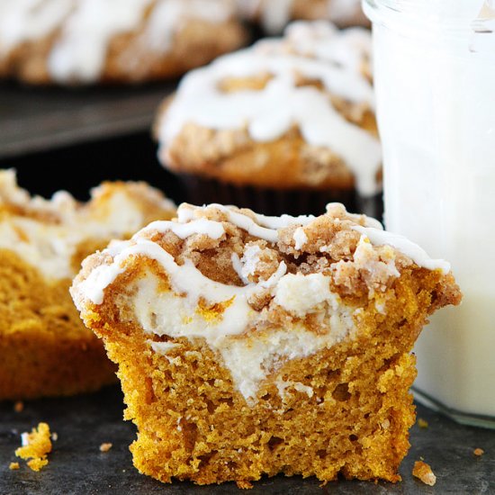 Pumpkin Cream Cheese Muffins