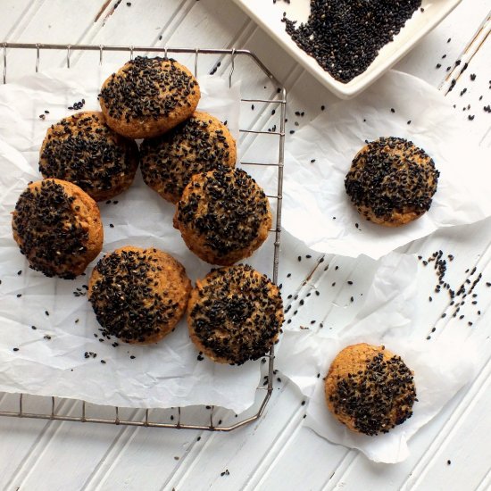 black sesame cookies