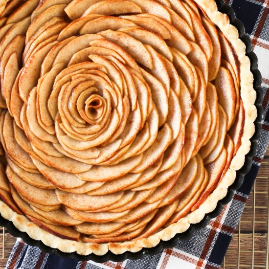 Gluten Free Vegan Apple Tart