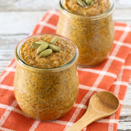 Dairy Free Pumpkin Pie Chia Pudding