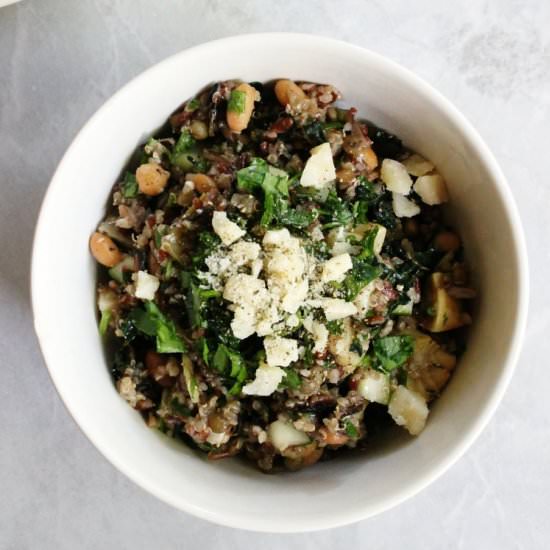 Loaded supergrain salad