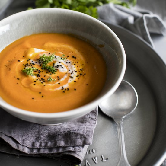 roasted vegetable soup