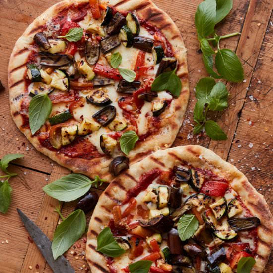 Grilled Vegetable Pizza