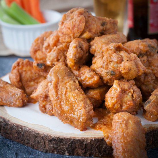 Portuguese Buffalo-style wings