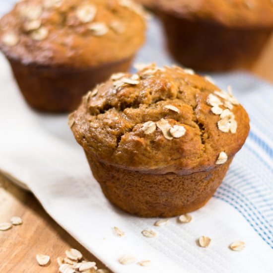 Banana Oatmeal Muffins