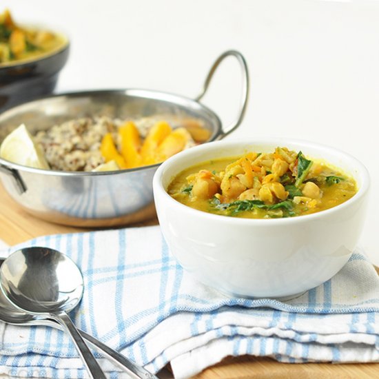 5 minute coconut curry