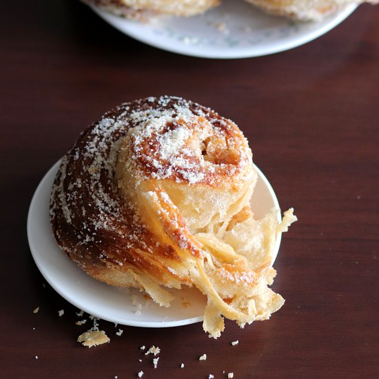 Hazelnut Sourdough Cruffins