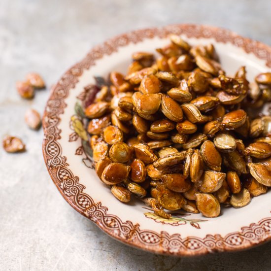 Sweet and Salty Pumpkin Seeds