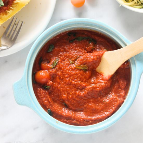 Low Fodmap Tomato Basil Sauce