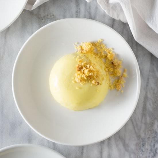 Sweet Corn Panna Cotta