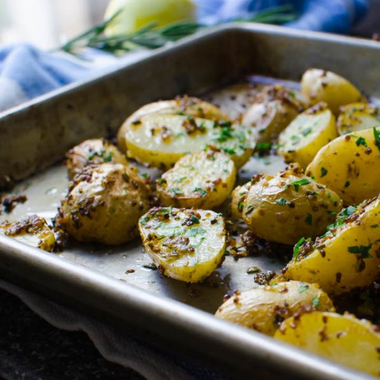 Rosemary-Mustard Potatoes