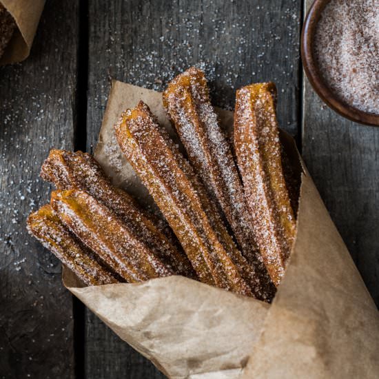 Baked Pumpkin Churros