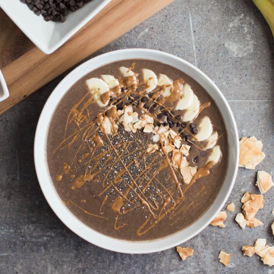 Chunky Monkey Smoothie Bowl