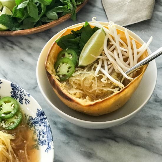 Spaghetti Squash Vegan Pho