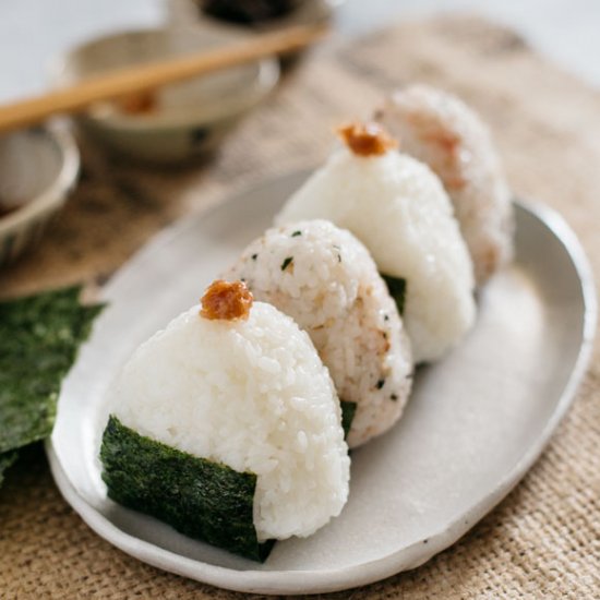 Japanese rice balls