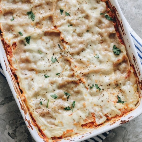 Classic Vegetable-Packed Lasagne