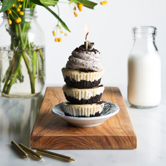 Mini Oreo Cheesecakes