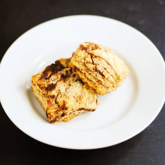 Cinnamon honey scones