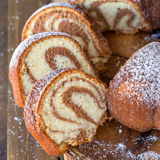 Cinnamon Swirl Bundt Cake