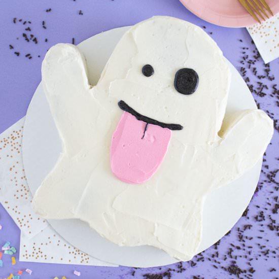 Emoji Ghost Cake