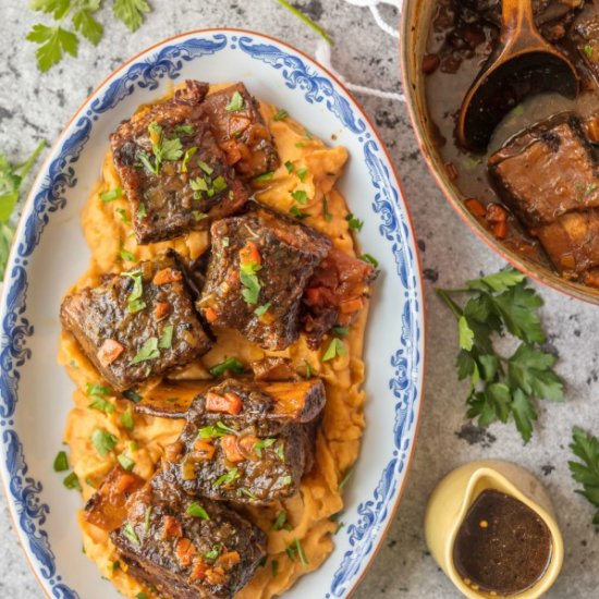 Honey Bourbon Short Ribs