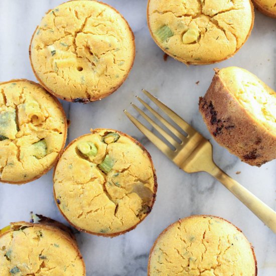 Chickpea vegan egg muffins