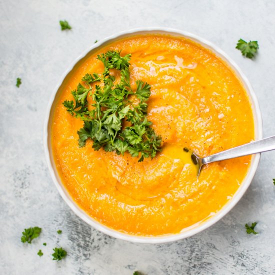 Carrot and Celery Root Soup