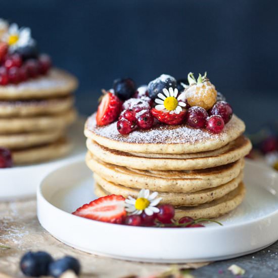 Almond Oats Pancakes