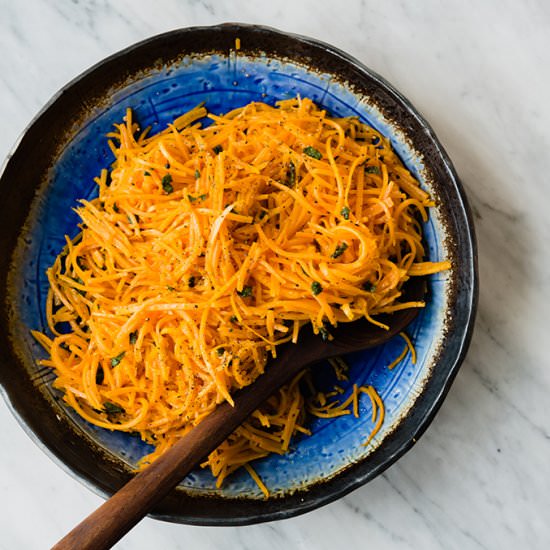 Butternut Squash Noodles with Sage