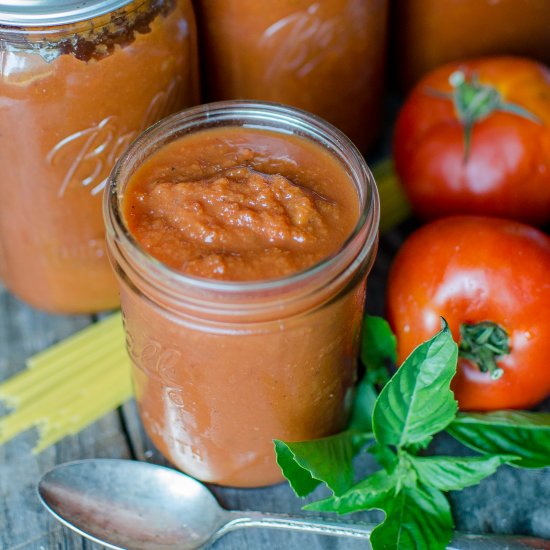 The PERFECT Garden Tomato Sauce