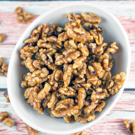 Maple Glazed Walnuts