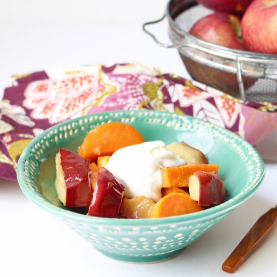 Brown Sugar Sweet Potatoes & Apples