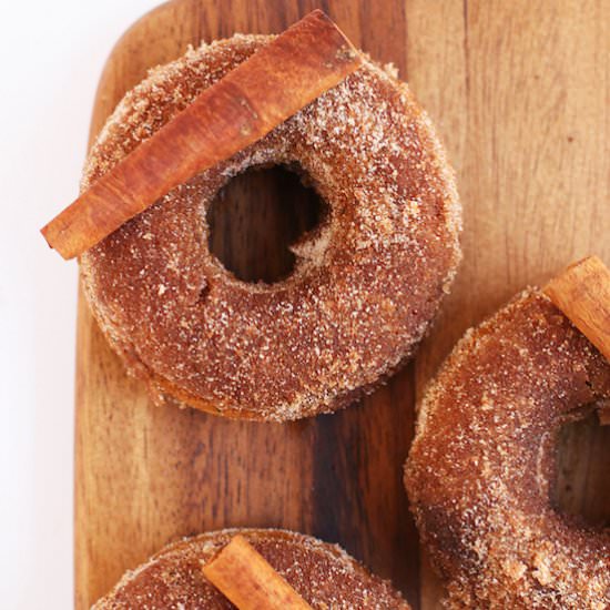 Vegan Cinnamon Spice Doughnuts