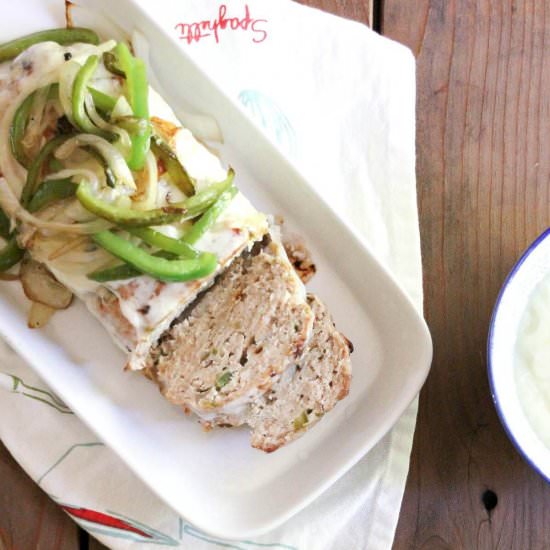 Philly Cheesesteak Meatloaf