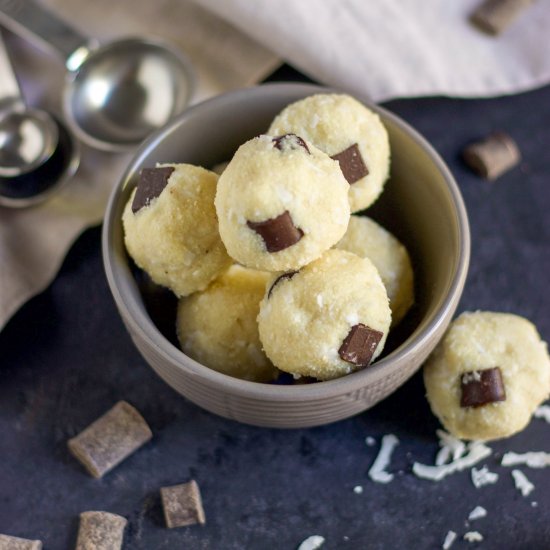 Almond Joy Cookie Dough Bites