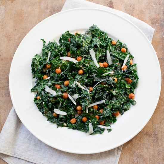 Tuscan Kale Salad with Chickpeas