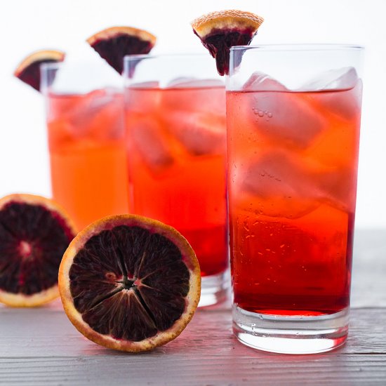 Blood Orange Shirley Temple