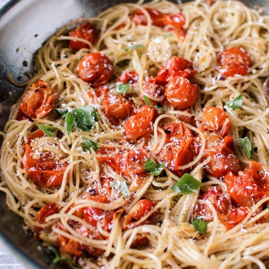 Burst Sun Gold Tomato Pasta