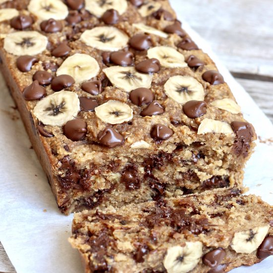 Flourless Chocolate Banana Bread