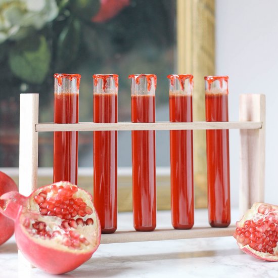 Blood-Red Pomegranate Shots