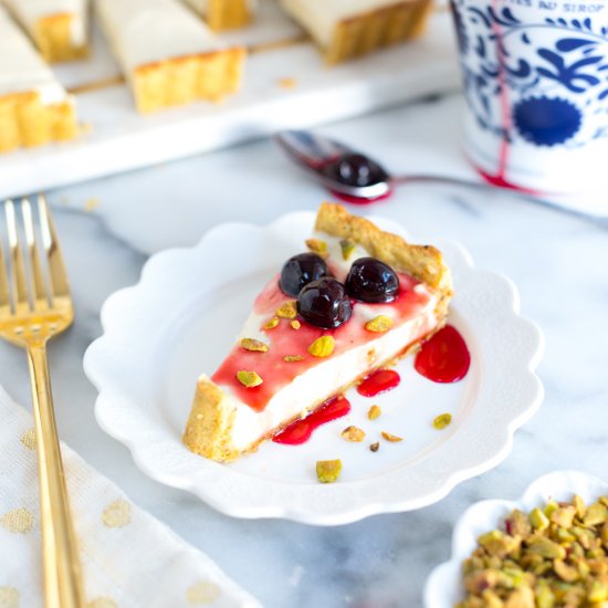 Ricotta & Amarena Cherry Tart