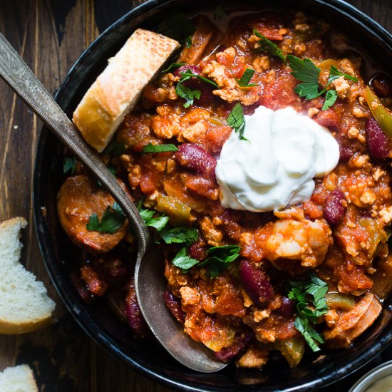 Instant Pot Cajun Chili