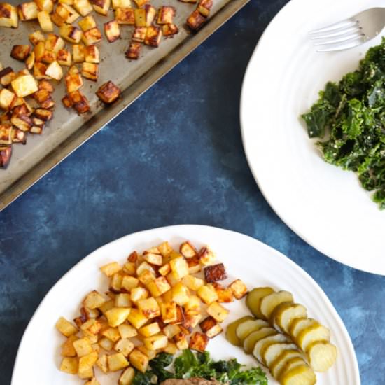 Organic Baked Cubed Fries